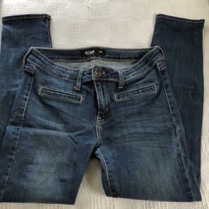 Just Black medium wash skinny jeans